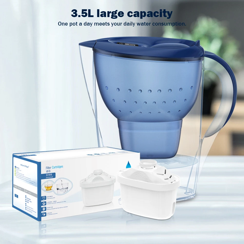 Cartucho de filtro de agua para Limescale, purificador de impurezas de cloro, hervidor de agua activado, filtro de agua de carbono, reducción de cloro, reemplazo