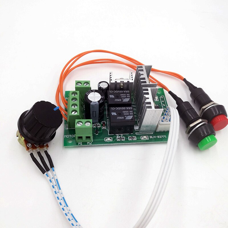 6 V/12 V/24 V 10A PWM dc motor controller zelf-reset vooruit & achteruit lineaire actuator gouverneur snelheidsregeling zelf-reset