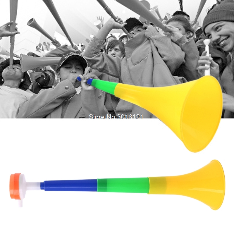 Trompeta de fútbol para chico de porristas, balón de fútbol, Vuvuzela, ROU_1008,