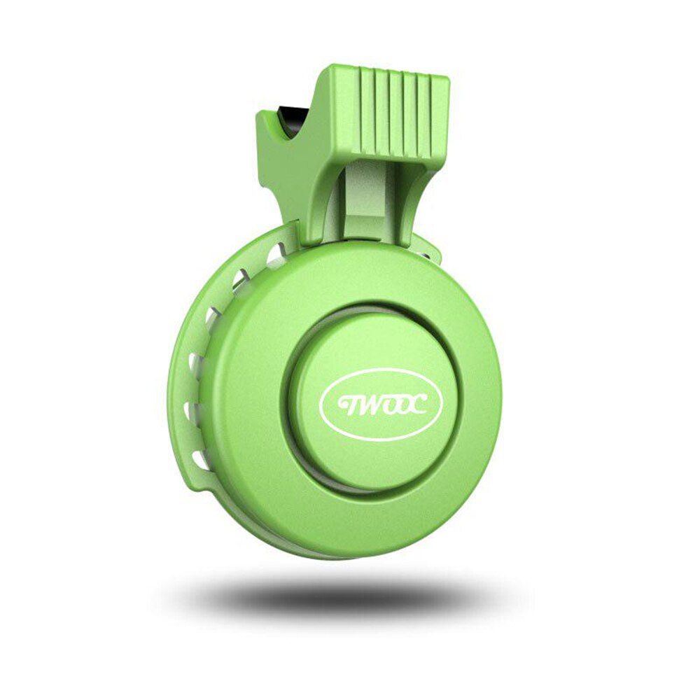 Waterproof With Box TWOOC USB Rechargeable Bike Bell 120dB Handlebar Bicycle Horn Alarm for Cycling Road Bike: green