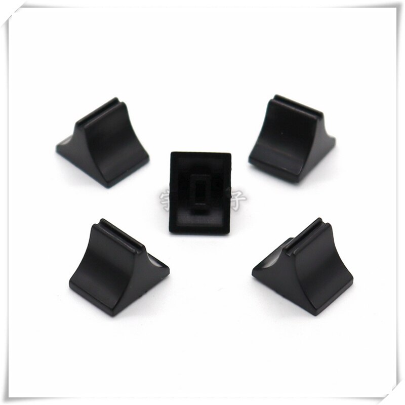 10 Piece 14*10.5*11MM straight slide potentiometer mixer push rod black cap plastic console volume hat inner hole 4MM