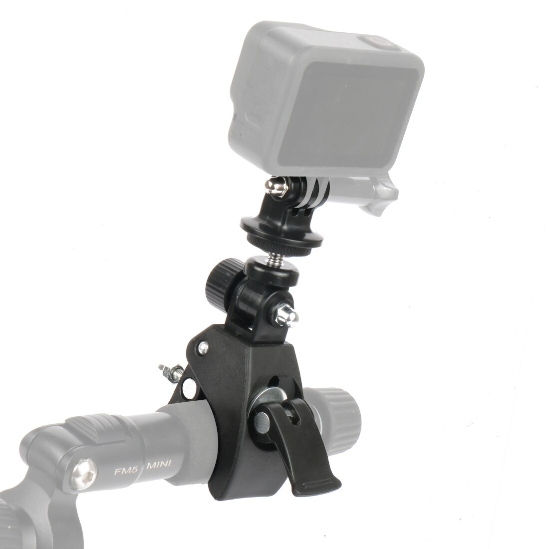 Dia 17-35mm camera dv dslr fiets motorfiets stuurklem 1/4 beugel statief adapter 7 gopro 6 9 8