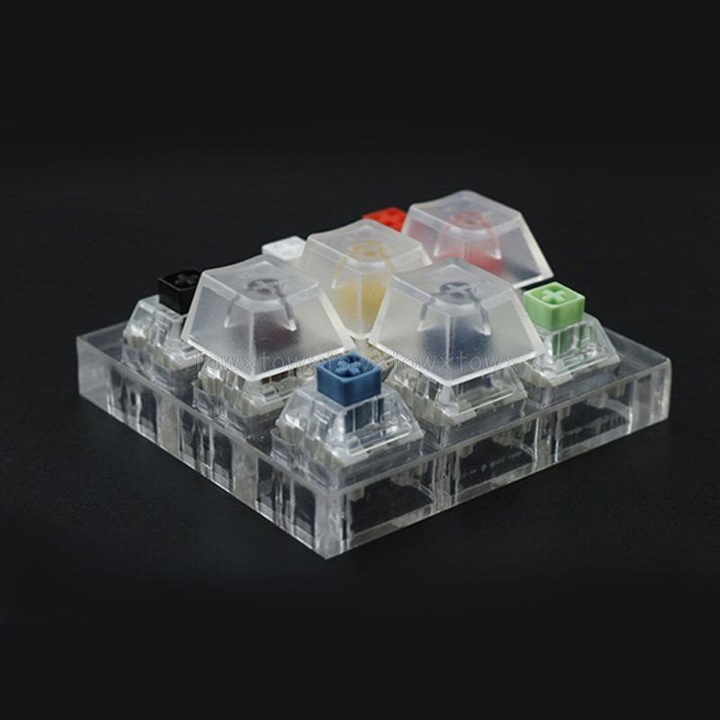 10Pcs Transparent ABS Keycaps Mechanical keyboard Keycaps Matte Backlit Keycaps J20 20