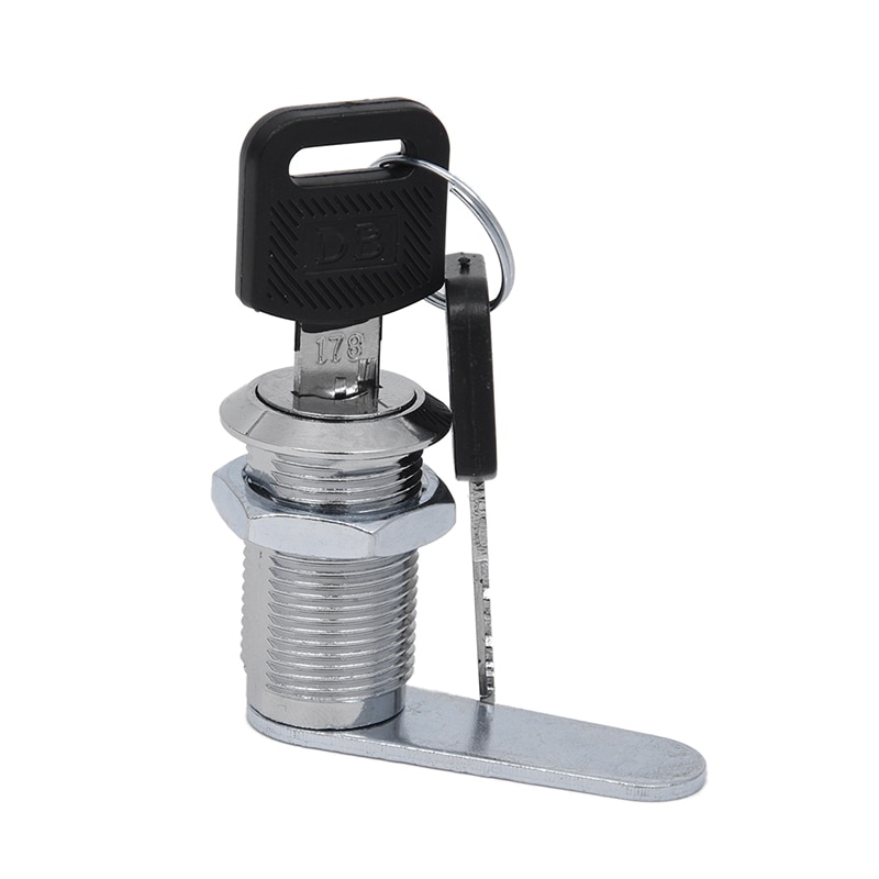 Cylinder Lock Mailbox Lock Cabinet Lock Furniture Lock with 2 Keys: Default Title