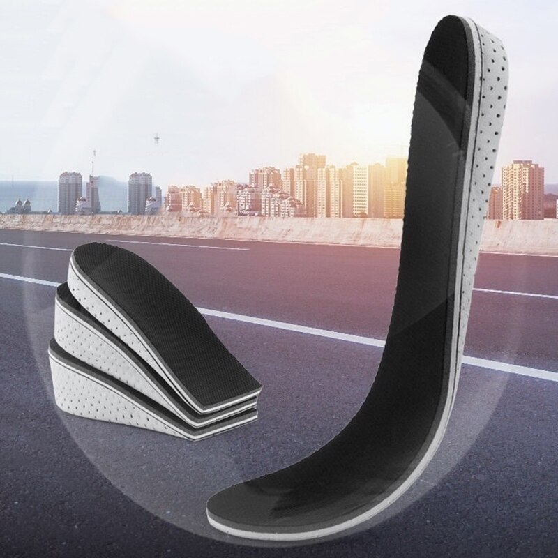 Semelles intérieures invisibles rehaussantes pour chaussures, rehausseur réglable pour chaussures, coussin de talon, rehausseur