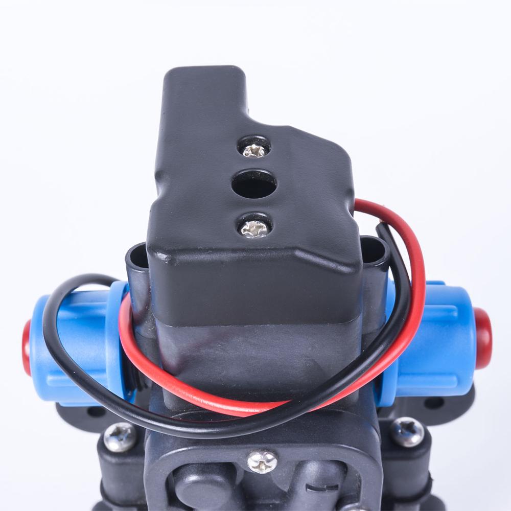 Mini DC 12V 15W 130PSI 5L / Min Water High Pressure Diaphragm Pump Self-Priming Pump Automatic Switch For Garden Wagon