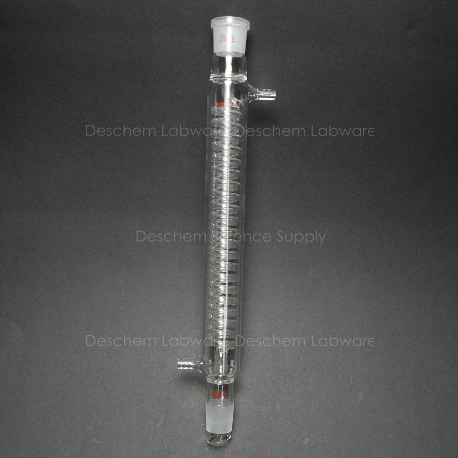 300mm 29/32,Glass Graham Condenser,Lab Chemical Heat Exchanger