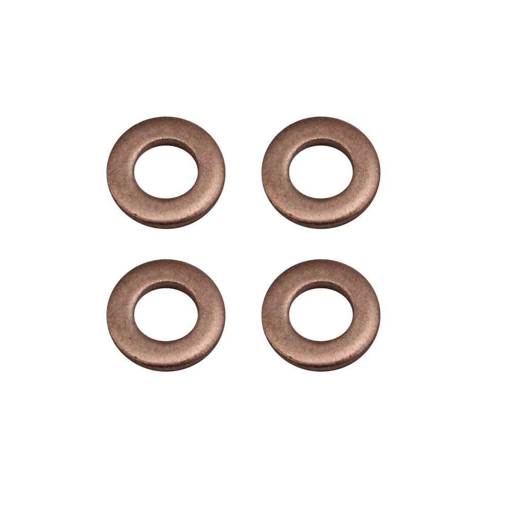 Fuel Injector Seal Copper Washer 4pcs for Ford Transit MK7 2.2 2.4 3.2 2006 Copper Washer