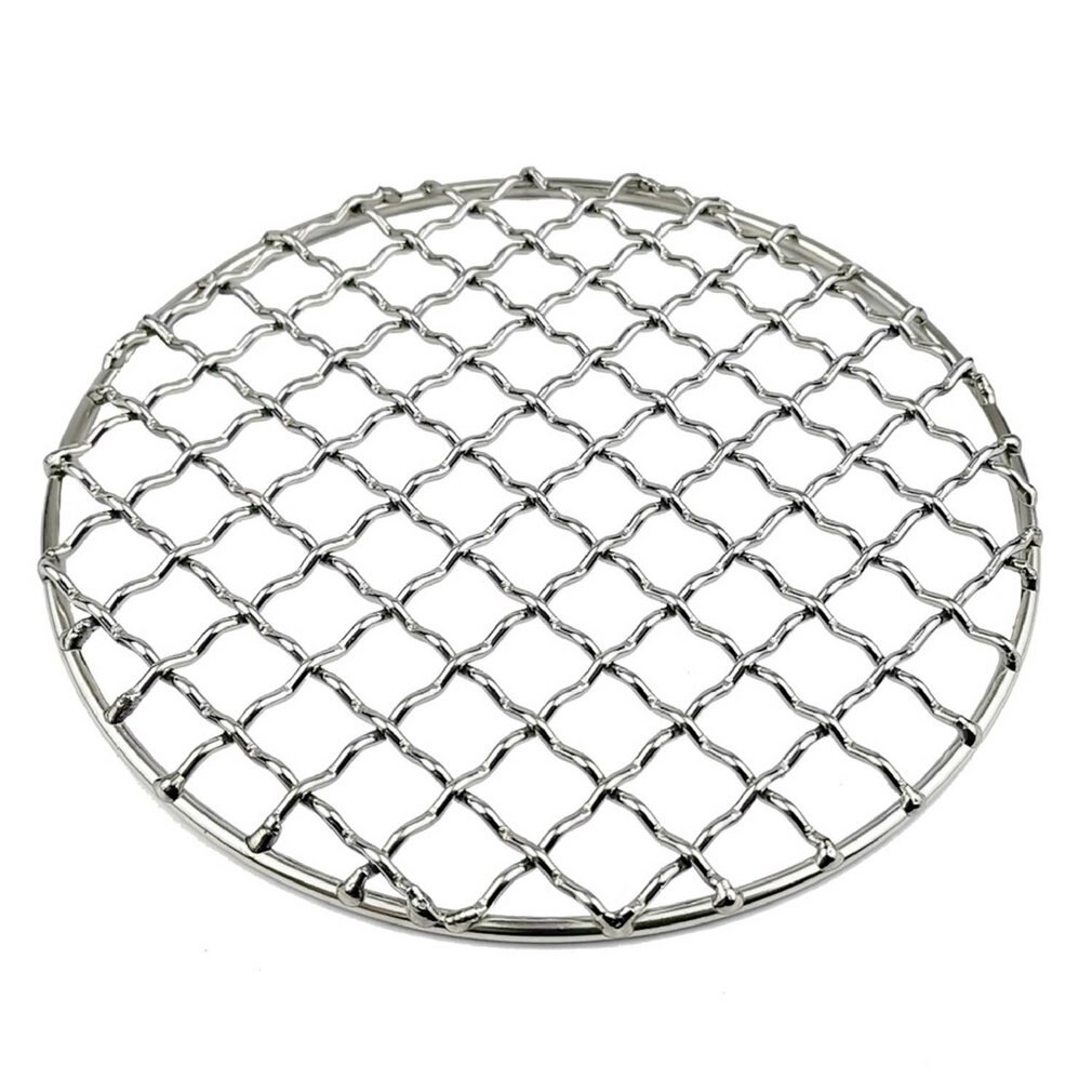 Stainless Steel Barbecue Grill Mesh BBQ Grill Mat Wire Net Non-stick Baking Cooking Grid Net Outdoor Picnic Barbecue Accessories