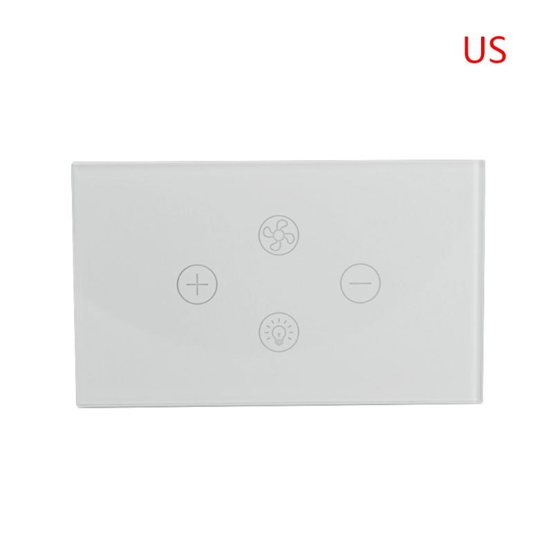 Smart Wifi Fan Light Switch EU/US Ceiling Fan Lamp Switch Timer Setting D5BD