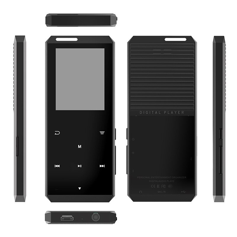 Bluetooth Lernen Englisch Sport Presse Spieler MP4 Musik Medien Spieler 1,8 Zoll Tragbare Mini FM Radio
