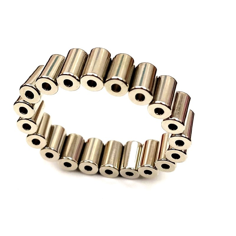 12P N52 Diametrically Magnet Ring Tube Diameter 8x3.05x20 mm Precision NdFeB High Temp. Neodymium Permanent Rare Earth Magnetic