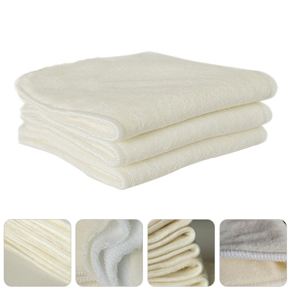 Bamboo Fiber Microfiber 4 Layers Baby Cloth Diapers Deodorant Soft Baby Diaper Pads