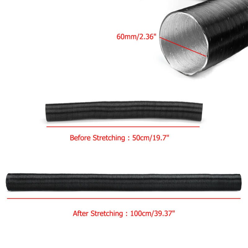 1M Heater Duct Extendable Heater Duct &Cold 102114310000 Replacement