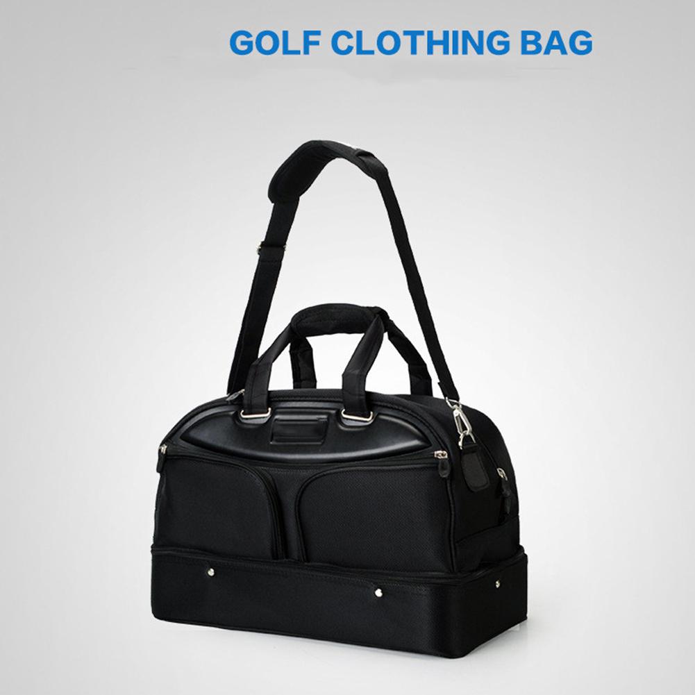 Bolso para ropa de Golf para hombre, bolsa portátil de doble capa, multifuncional, para ropa, ultraligera, resistente al desgaste