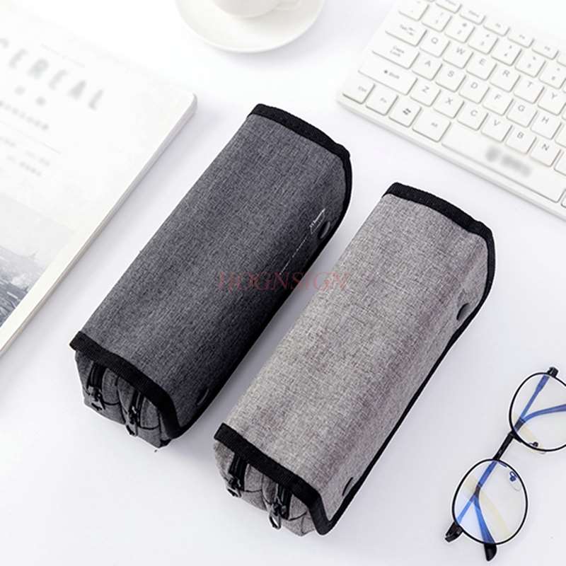 school children pencil case students Canvas high-capacity multi-layer high school students junior high school children pencil