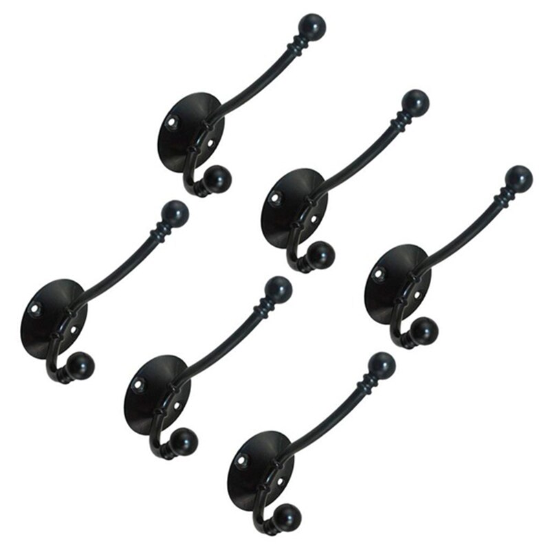 Fbchhb 5- fb-c kulslutkappa och hattkrok  (5- pack), platt svart , 5- pack
