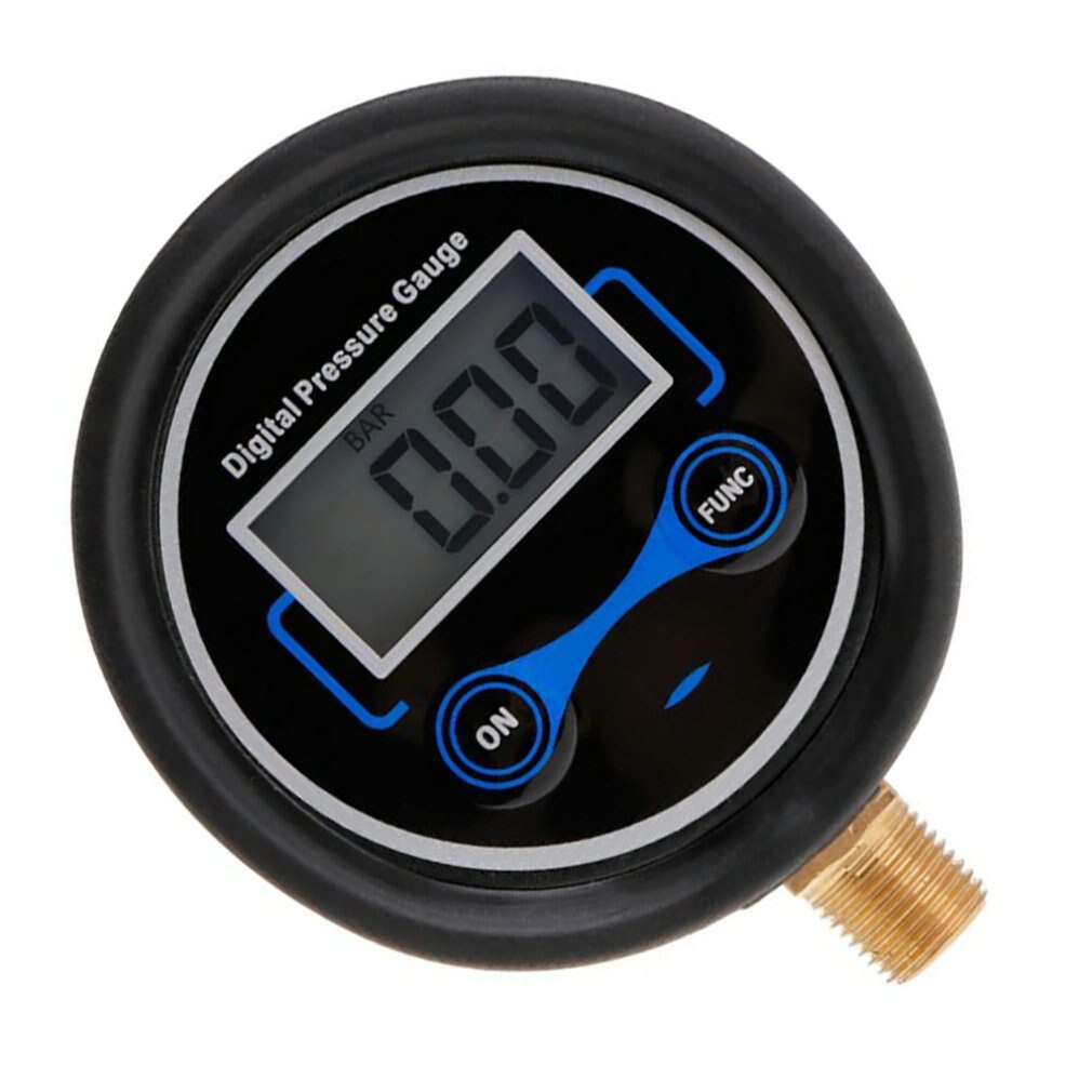1/8NPT Digital Display Head Barometric Pressure Meter Tire Pressure Digital Pressure Gauge Pure Copper Joint