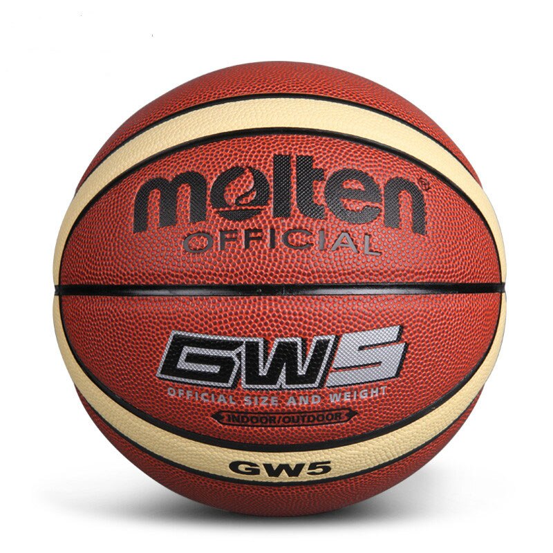 Offisiell standard størrelse 5 basketball ball 5 innendørs / utendørs holdbar basketball konkurranse trening pu lær basketball: Gw5