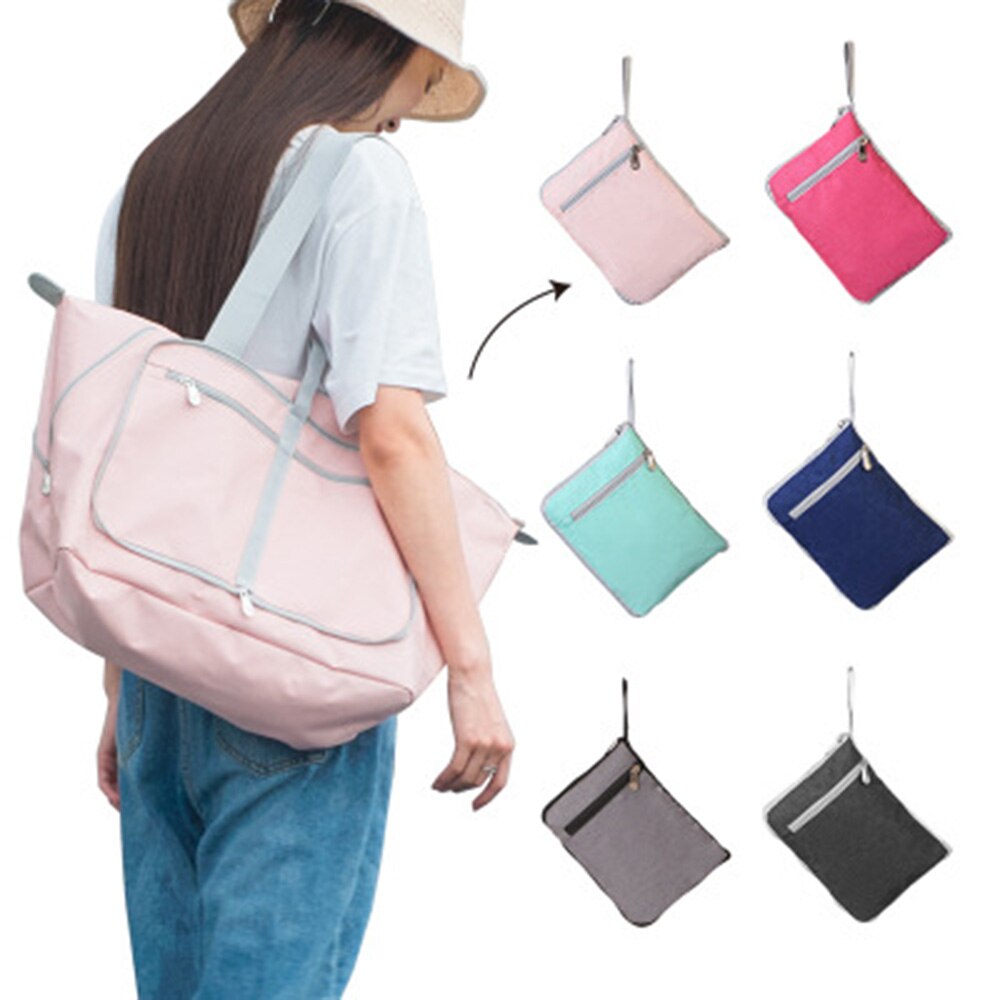 Sacs de voyage pliables en Nylon unisexe, grande capacité, sacs à main étanches pour femmes et hommes,