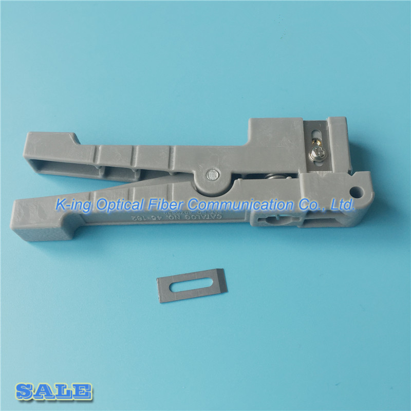 Ideal 45-162 Coaxial Cable Stripper IDEAL 45-162 Fiber Optic Stripper Transverse Beam Tube Open and Stripping Knife Loose Casing