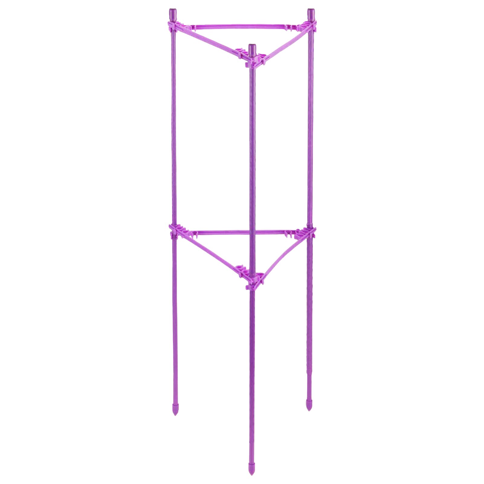 Plant Support Stakes For Indoor Plant Ergonomic Tomato Cages For Garden Adjustable Stake Arms Climbing Trellis Waterproof: 2 layers