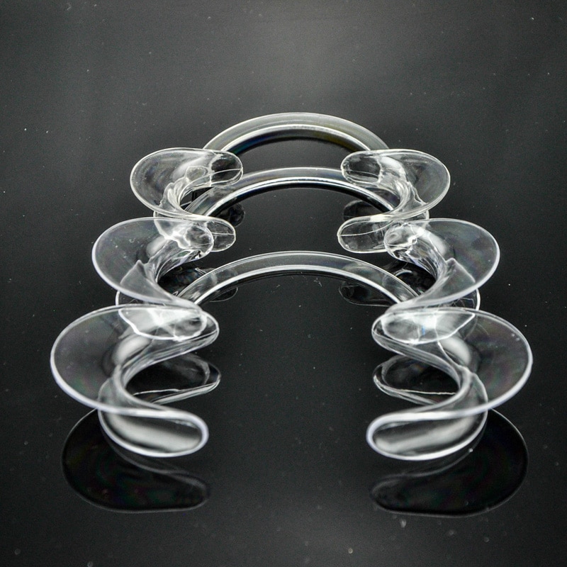 10 stücke Zähne Whitenng Mund Öffner M Größe Kunststoff Zähne Aufhellung-wangenhalter, C Typ Zahn Wange Retractor