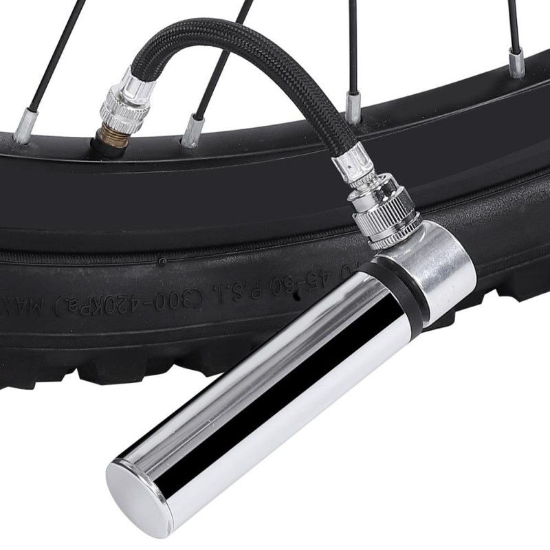Mini Draagbare Fietspomp Fiets Accessoire Aluminium Band Lucht Inflator Pomp voor Mountainbike Fiets Basketbal voetbal