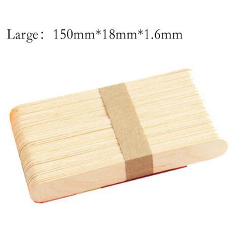 50 Pcs/lot Wooden Ice Cube Ice Cream Sticks Candy Bar Accesorios Crafts Making Ice Cream Maker Mold Tools Party Popsicle Stick: Primary small
