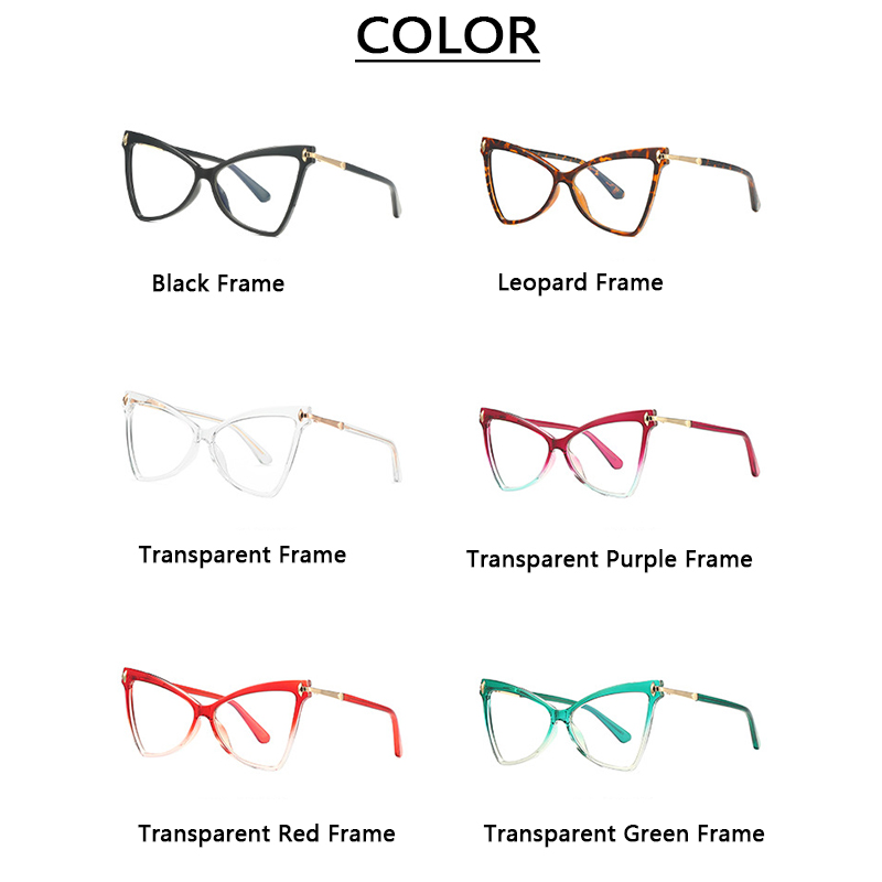 Vrouwen TR90 Mode Trend Vlinder Brilmontuur Vrouwelijke Anti Blauw Computer Brillen Custom Bijziendheid Hyperopie Lens