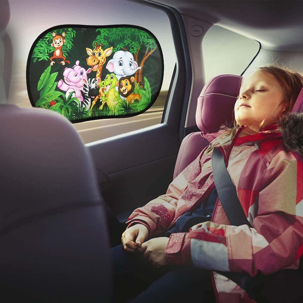 2 stk vindues sollys beskyttende skærm skærm bil sollys skærm til kid baby kæledyr forrude bil