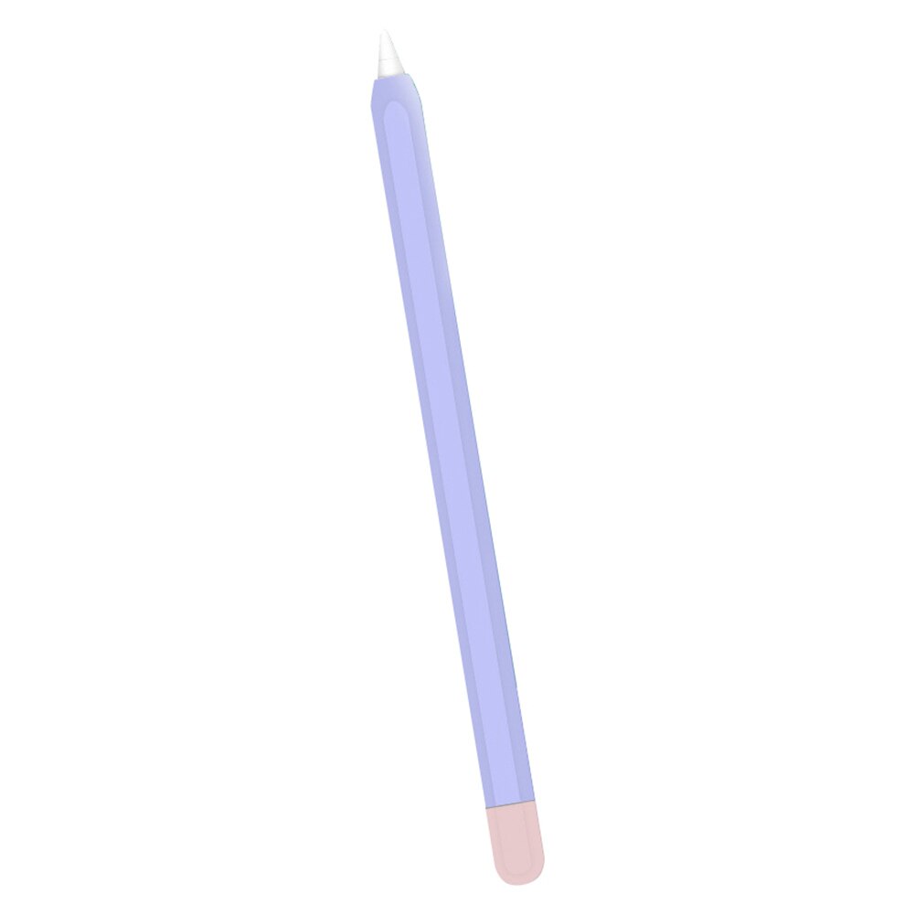 Silicone Sleeve For Apple Pencil 1/2 Cover protective case Silica gel Colorful For iPad Tablet Touch Pen Stylus: Purple for AP 1