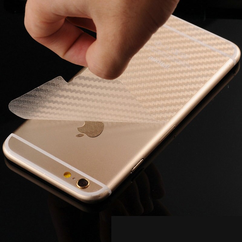 Back Carbon Fibre Film Mobile Phone Stickers for Apple iPhone 11 Pro XS Max X XR 6 S 6S 7 8 Plus 5 5S SE 4 4S 10 Pegatinas