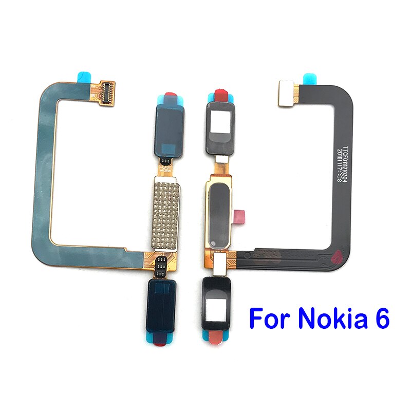 Home Button Fingerprint Sensor Button Flex Cable Ribbon For Nokia 6 / 5 Replacement Part: For Nokia 6