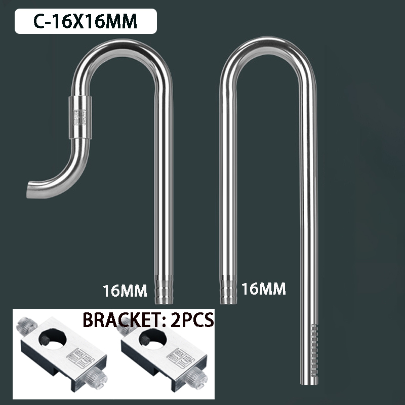 Aquarium filter, filter tube, oil removal film, stainless steel lily tube, fish tank filtration system kit: Blue