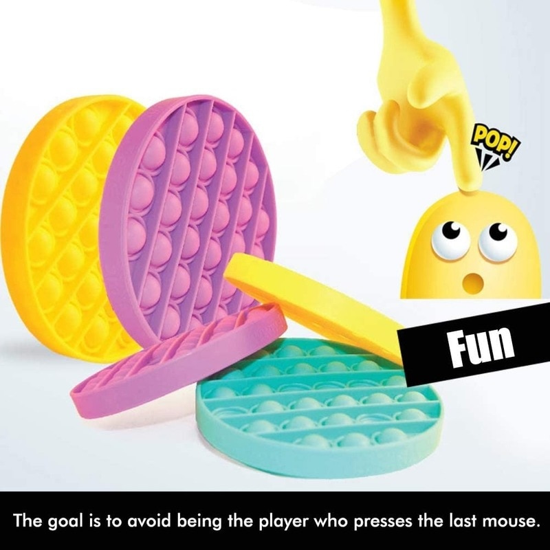 Stress Verlichten Speelgoed Bubble Popping Game Push Fidget Zintuiglijke Speelgoed Grappige Volwassen Kinderen Speelgoed Siliconen Autisme Speciale Behoeften Gezinnen