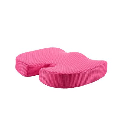 cojín de esponja de Gel cómodo, cojín de espuma con memoria para asiento, cojín en forma de U anti-hemorroides para silla de oficina, cojín para asiento de coche: meshPink / Gel Cushion