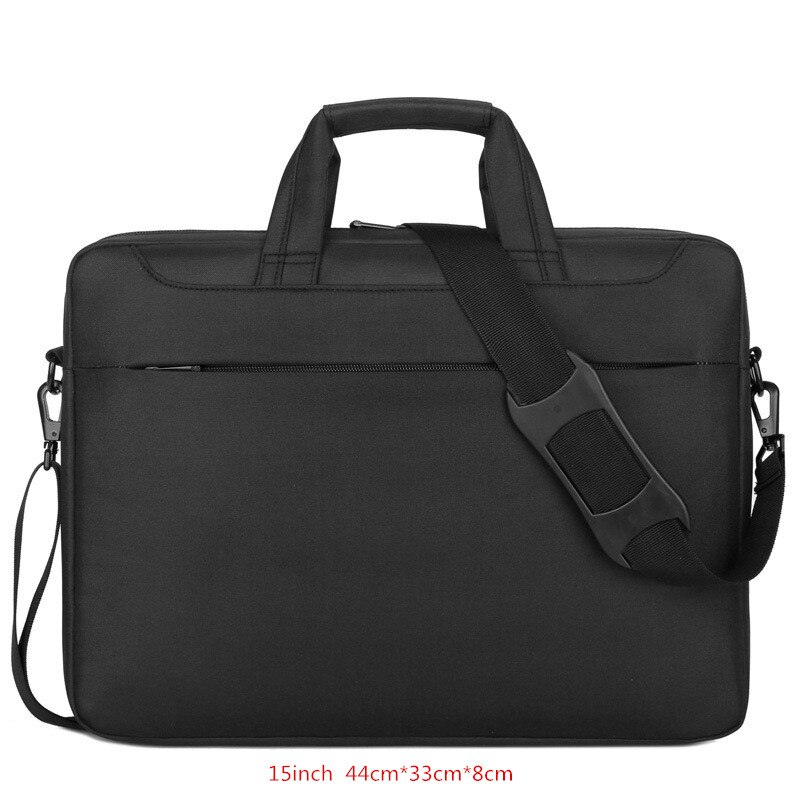 Męska teczka damska torba na laptopa odporna na wstrząsy wodoodporna torba na ramię Crossbody torba podróżna na telefon komórkowy: A Black L