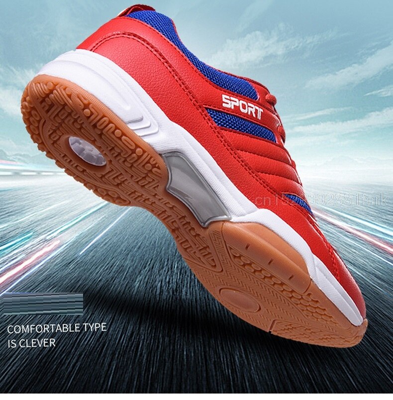 Indendørs tennissko #39 badminton sneakers åndbare slidbestandige anti-skrid volleyball sko plus str.
