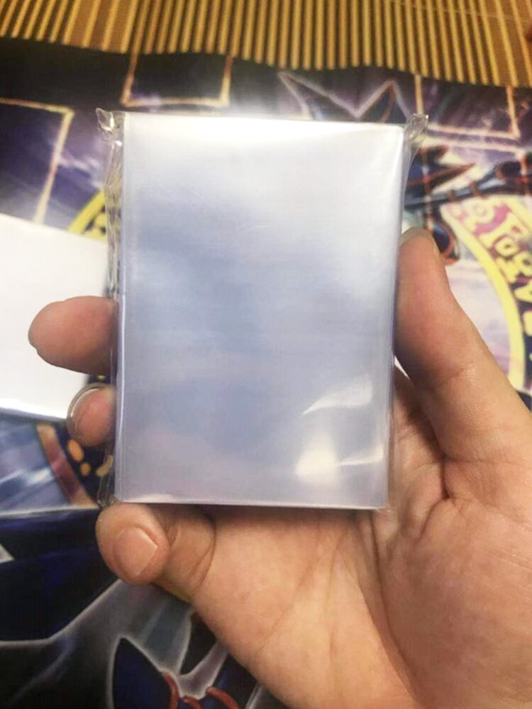 100PCS/lot 61*85mm Transparent Card Protector for Board Games Cards Gathering Card Sleeves: Default Title
