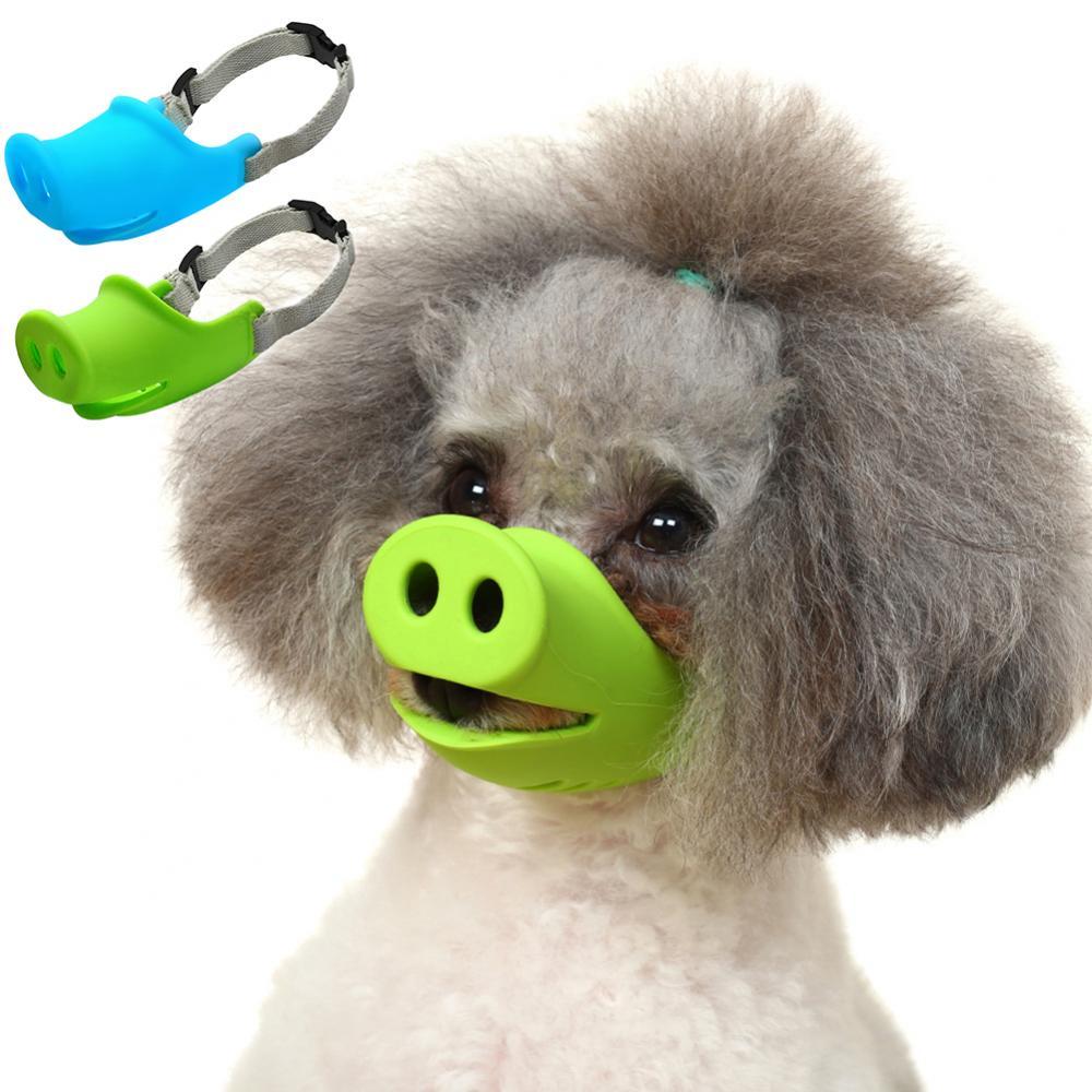 Verstelbare Leuk Varken Neus Anti-Bite Anti-Bark Kleine Hond Huisdier Snuit Mond Hond Mond Snuit
