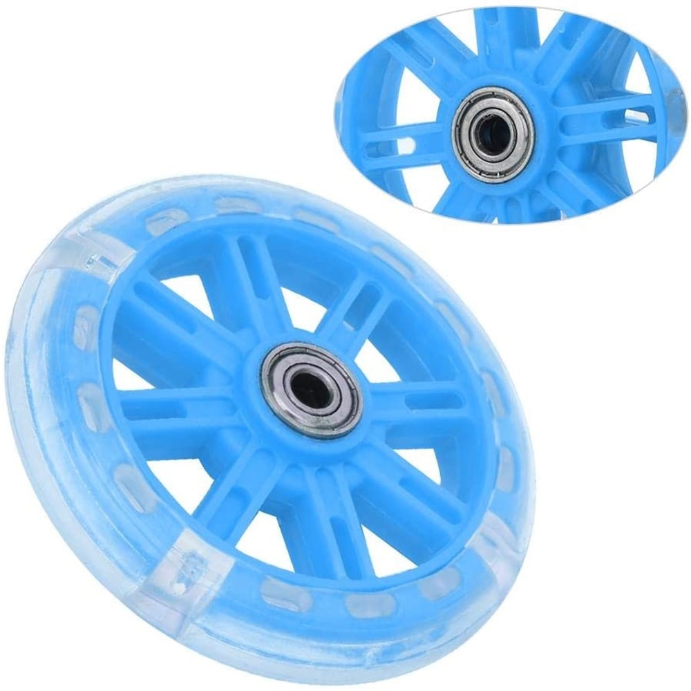 children bicycle auxiliary wheel (light blue) 2PC Universal Kids Bike Stabilisers Wheels Training For 12"-20" Cycle Bikes