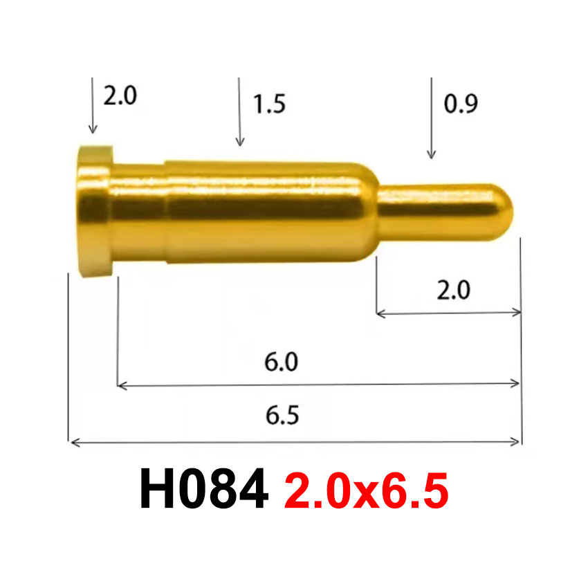 Cltgxdd 1PCS Pogo Pin Connector Pogopin Spring Loaded Contact SMD Needle PCB High Current Charging Conductive Test Probe: Lavender