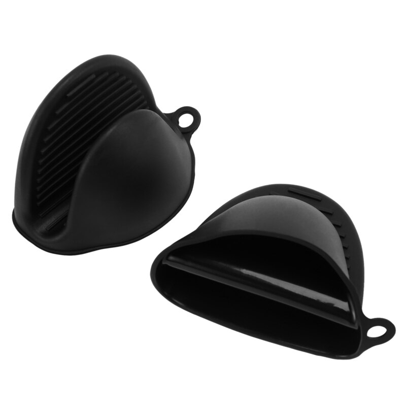 Extra Long Silicone Oven Mitts And Pot Holders Sets, Heat Resistant Oven Mitts With Quilted Liner, Mini Oven Gloves