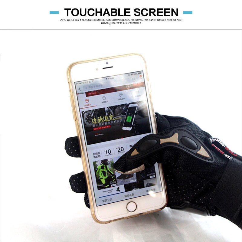 Pro-Biker Echt Motorhandschoenen Biker Handschoenen Moto Motorcross Fiets Waterdicht Schokbestendig Handschoenen