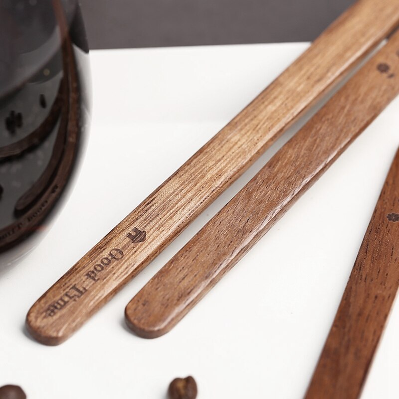 3Pcs/Lot Wooden Handmade Stirring Stick Acacia TeaPot Coffee Stirring Sticks Wood Stirrer Beverage Mixing Stirring Tool Rod