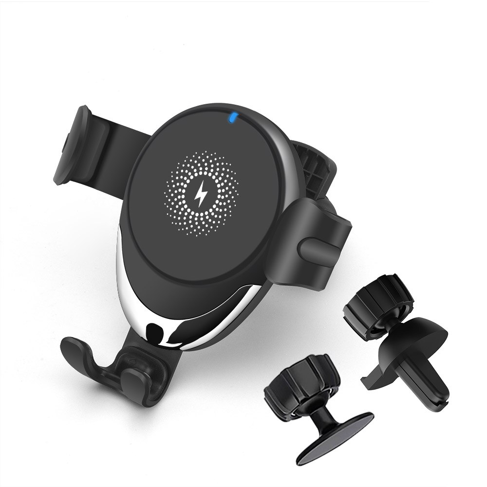 FDGAO 15W Fast Wireless Charger Car Mount for iPhone 11 X XS X 8 Automatic Clamping Qi Charging Phone Holder for Samsung S10 S9: Default Title