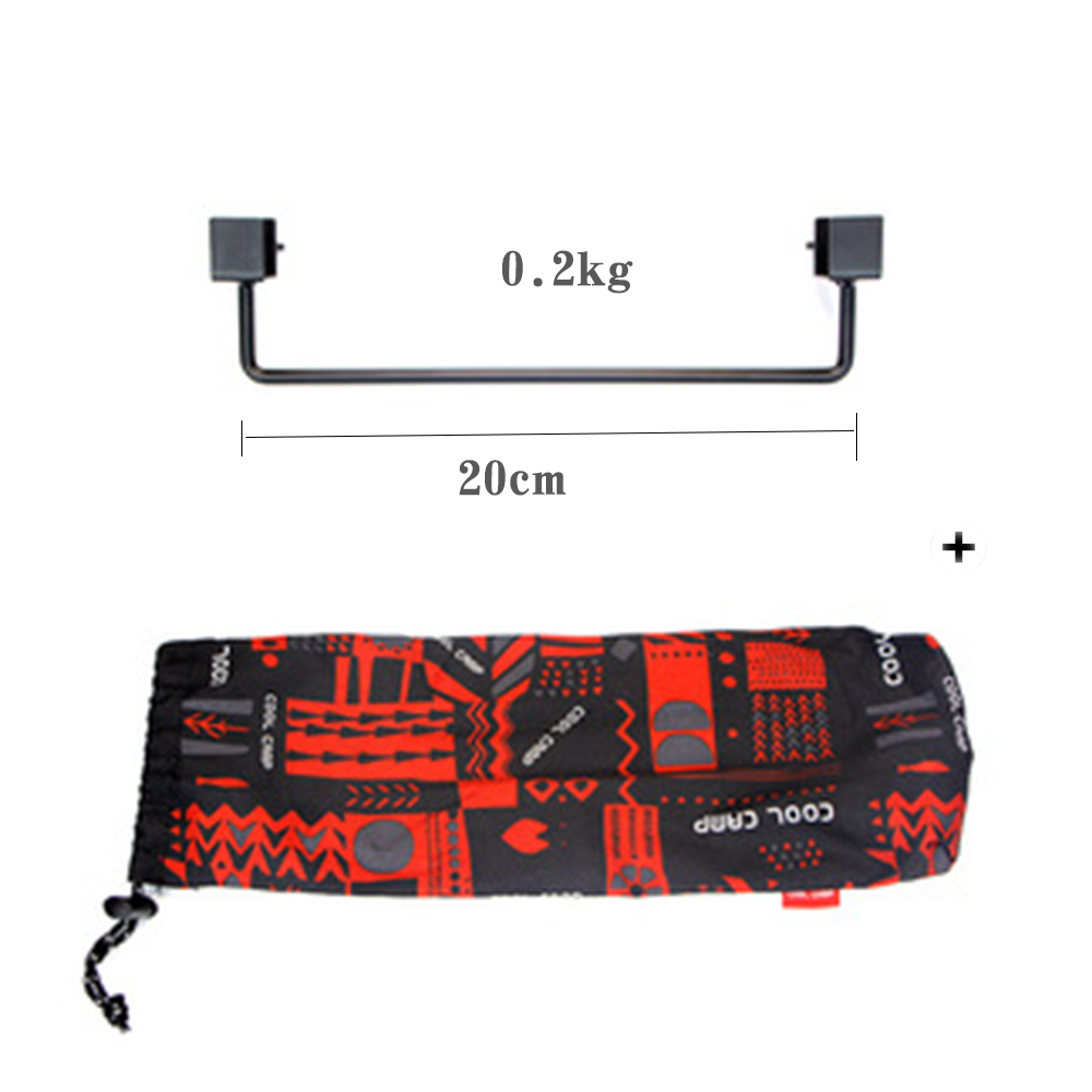 Ultralight Portable Folding Mesh Table Outdoor Dining BBQ Grill Desk Storage Bag Camping Picnic Garden Barbecue Net Table: 20cm hanger