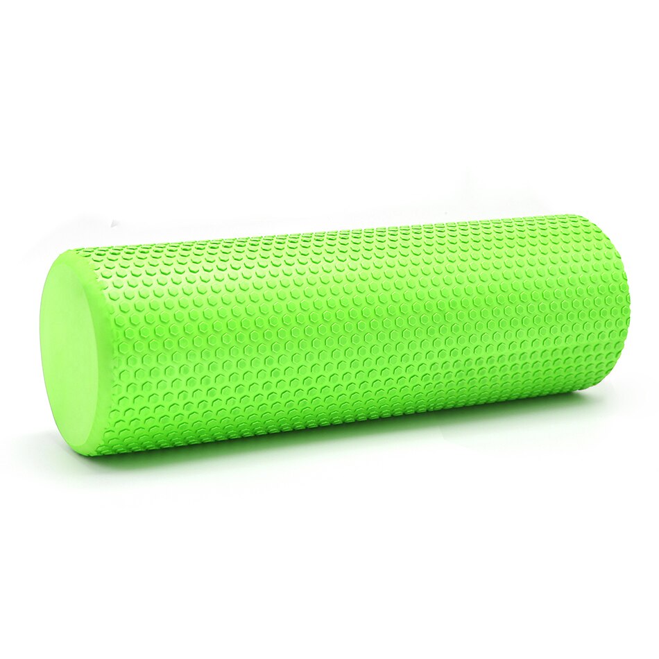 Yoga Pilates Yoga Block Pilates EVA Foam Roller Massage Roller Muscle Tissue Fitness Gym Yoga Pilates Workout Fitness Exercise: Green45 x15