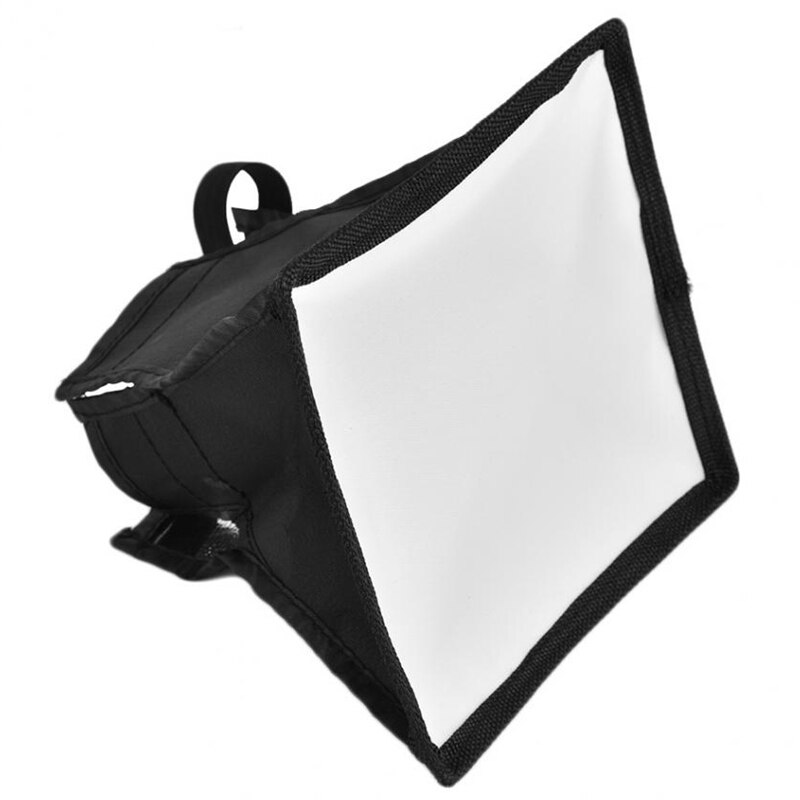 For Dslr Camera Top Flash Diffuser Softbox 15X17Cm Softbox--Black